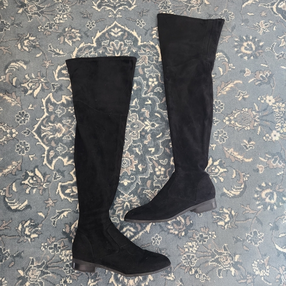 Marc Fisher Shoes - Elegant Black Over-the-Knee Boots